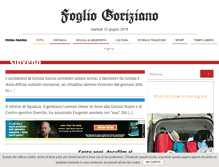 Tablet Screenshot of fogliogoriziano.com